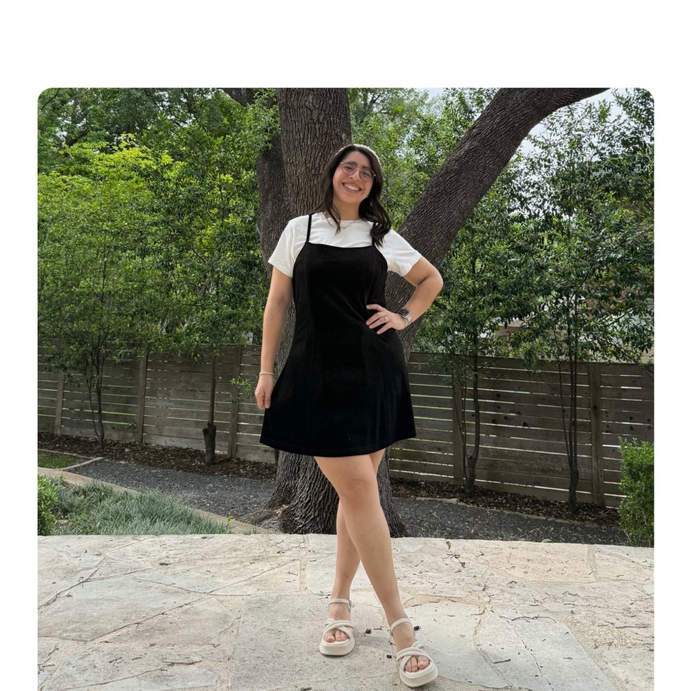 Academy Mini Dress - Black Velvet